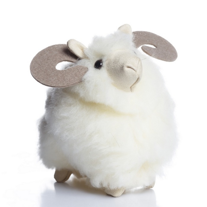 Merion Ram (wool) Australian made soft toy